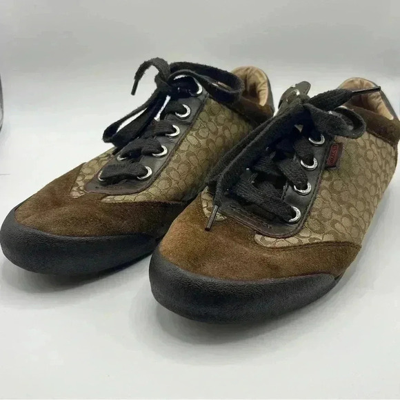 Signature C Coach 1941 Marcy Sneakers Size 7 - Picture 8 of 15